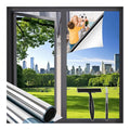 Film Zindoo Fenetre Anti Regard Film Anti Chaleur Bon Effet Miroir Anti UV avec Kit de Pose 75x120cm 2 Pieces Protection de la Vie Privee Proteger du Soleil pour Fenetre Maison Bureau Magasin