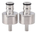 du 2 Lot Bouchons du Carbonatation en Acier Inoxydable Bouchon de Remplissage de Bouteille Sous Pression Bouchon a Bille Bouchon de Carbonateur Bouchon de CO2 Installation