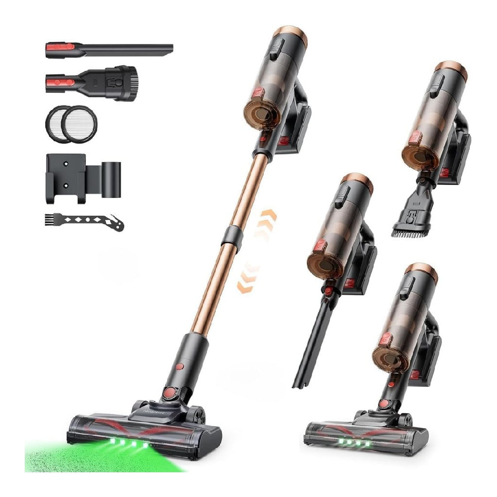Ultra Proscenic P11 Nouveau Aspirateur Balai sans Fil50KPa 50Mins 500W Aspirateur sans Fil PuissantBrosse AntiEmmelementtelescopique Leger Aspirateur Balai pour TapisPoils AnimauxSol DurVoiture