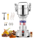 Moulin Moongiantgo a Cereales Electrique 150g 950W en Acier Inoxydable Broyeur Ultrafin 28000RPM Moulin a Epices 50300 Mesh avec Moteur CommercialProtection Surcharge pour Grains Epices Herbes