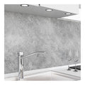 Credence Adhesive danario pour Cuisine I Panneau mural decoratif autocollant Protege mur cuisinette Decoration aspect mat 040 mm Pierre Grise - 60 cm x 400 cm
