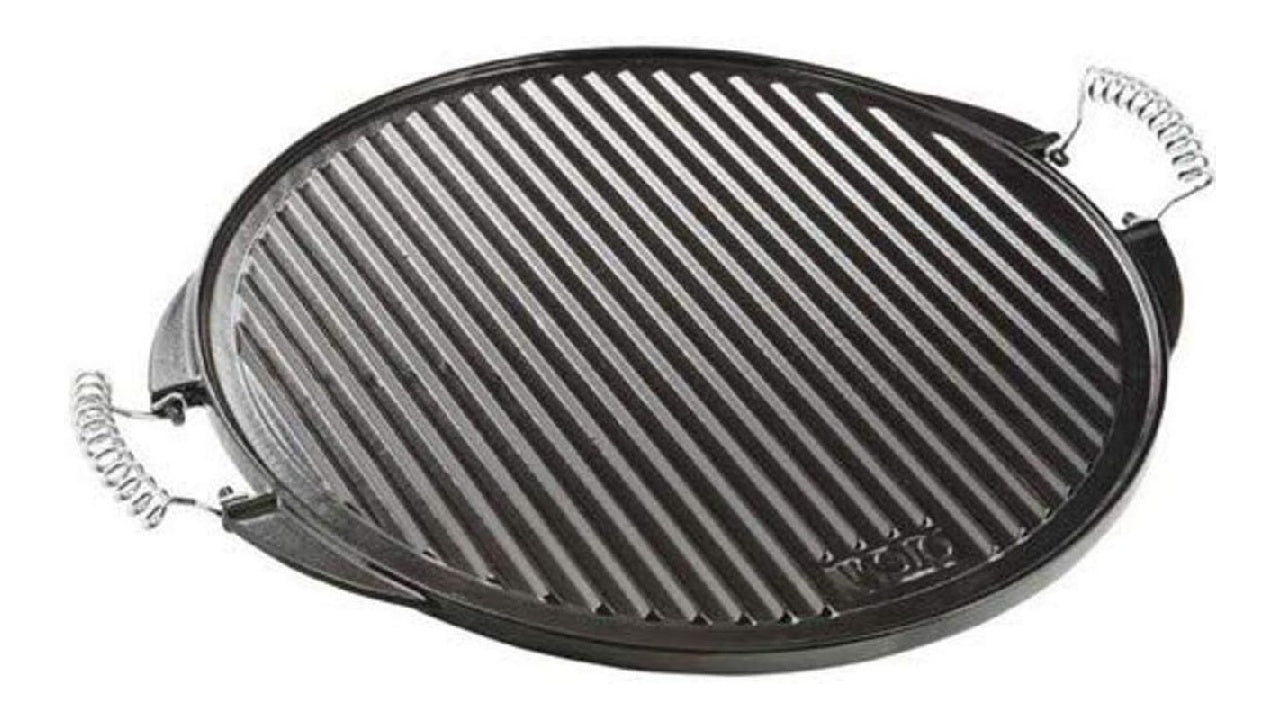 Plancha en VAELLO Fonte Emaillee   32 cm Reversible 1 Face Striee et 1 Face Lisse Categorie Barbecue Plancha et Paella Reference 5191 Poids 35 kg