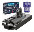de Batterie Remplacement de Compatible possedant V11 a Clipser Ecovoltix Batterie pour V11 V15 SV15 SV16 SV22 et SV28 Aspirateurs ne Convient Pas au modele a Visser possedant Filtre